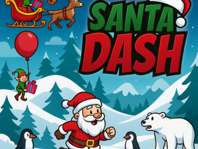 Santa Dash background