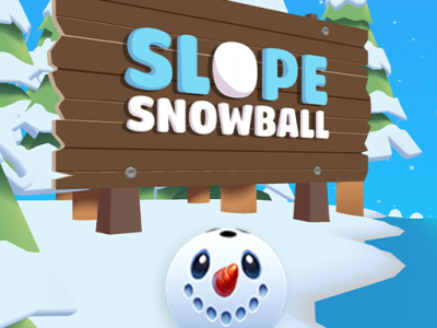 Slope Snowball background