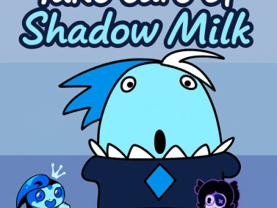 Take Care Of Shadow Milk background