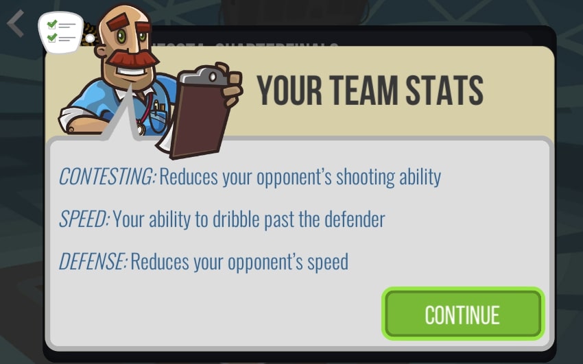 Before each match, players will be reminded of the key points in the Dunk Clash game at Geodashlite.io by their coach.