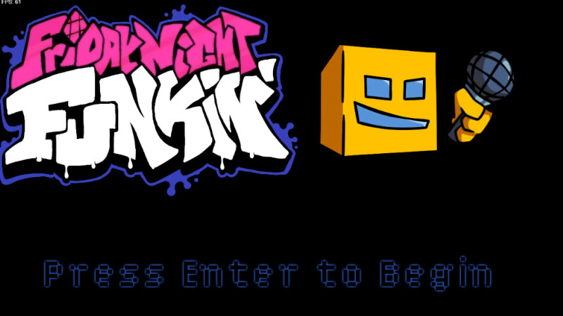 FNF Vs Geometry Dash Screenshot