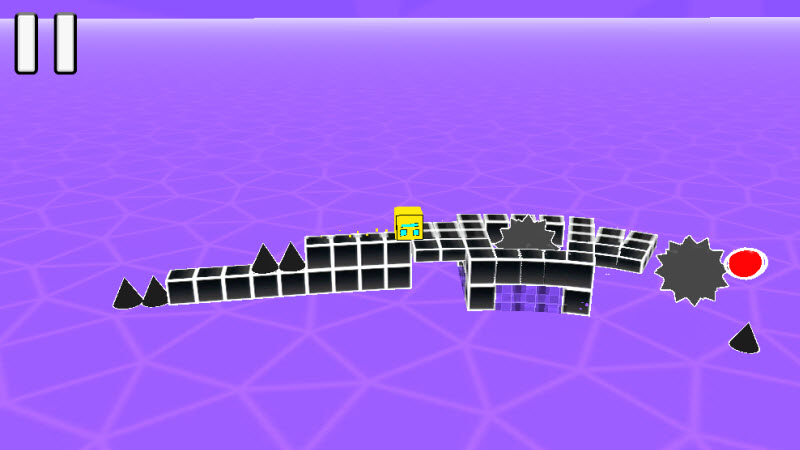 Geometry Dash But 3D! Screenshot