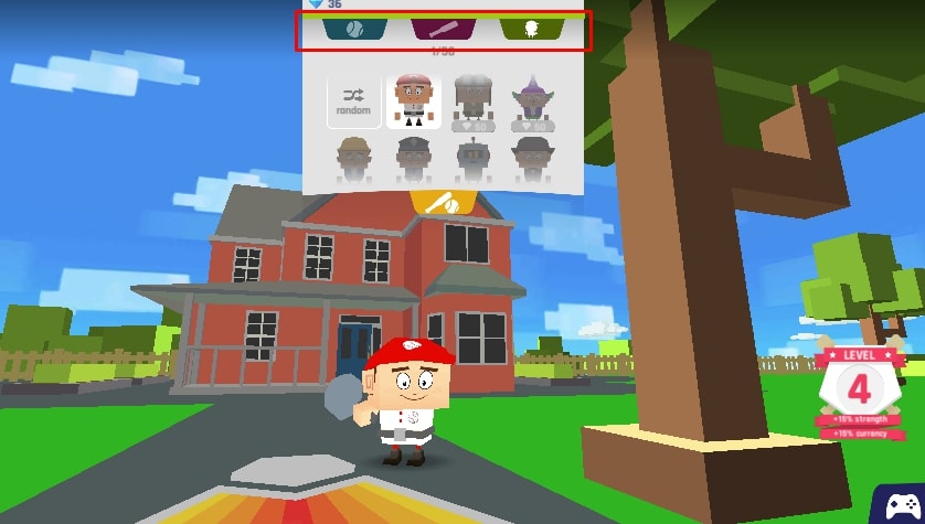 Players can optionally purchase bat characters in Bat Smash game at Geodashlite.io